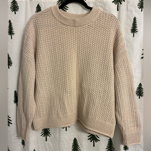Universal Thread Sweaters - Universal Thread Cream Pullover Knit Sweater Women’s Size XXL